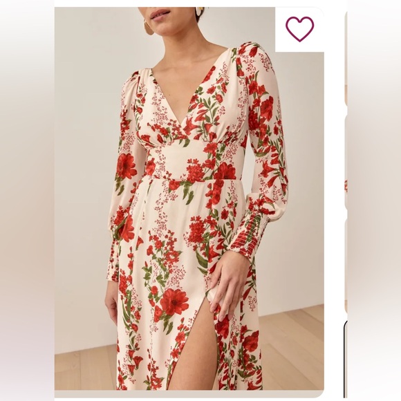 NWT! Reformation Lindero Dress Size: 8 - Picture 4 of 13